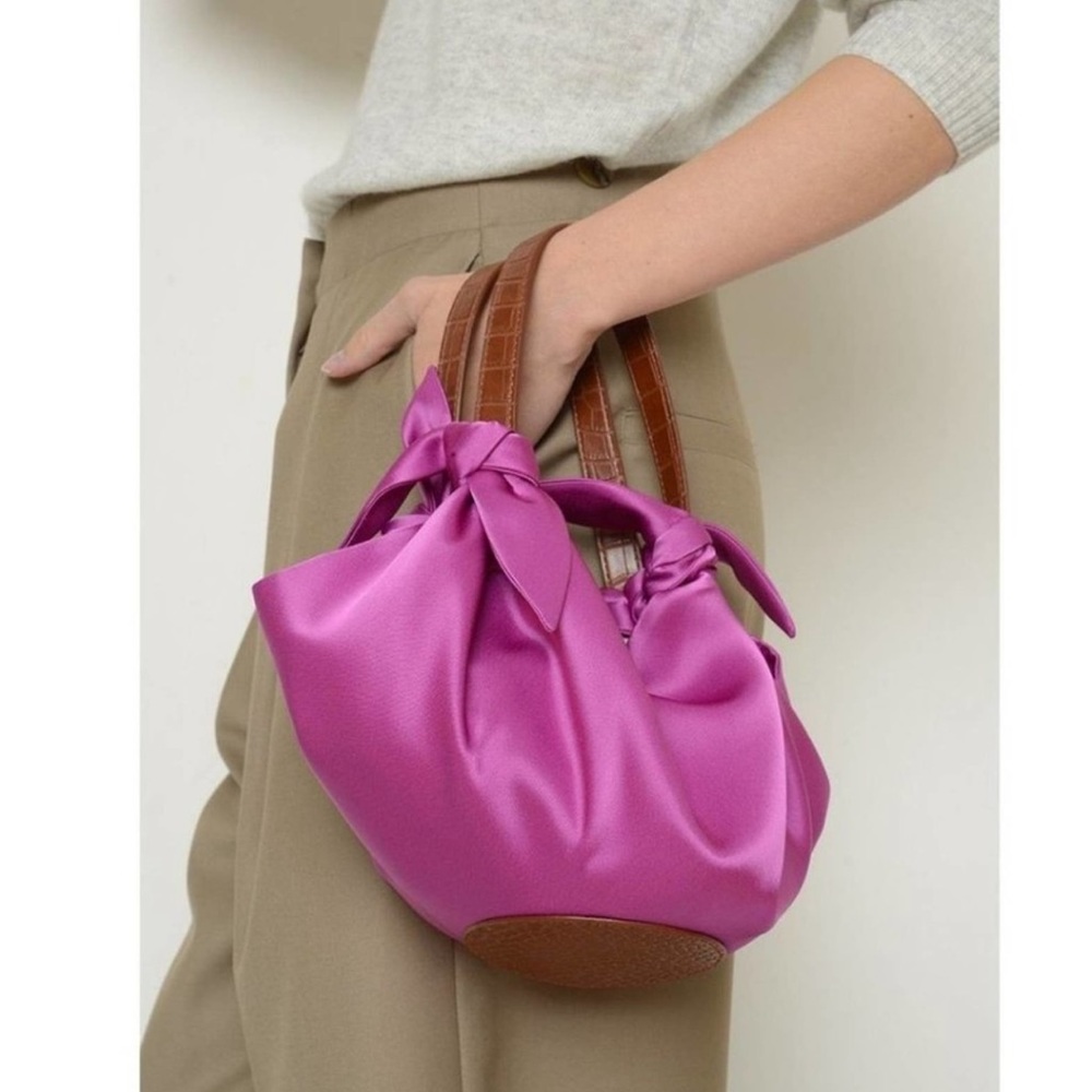 Nanushka Inda Satin Mini Tote